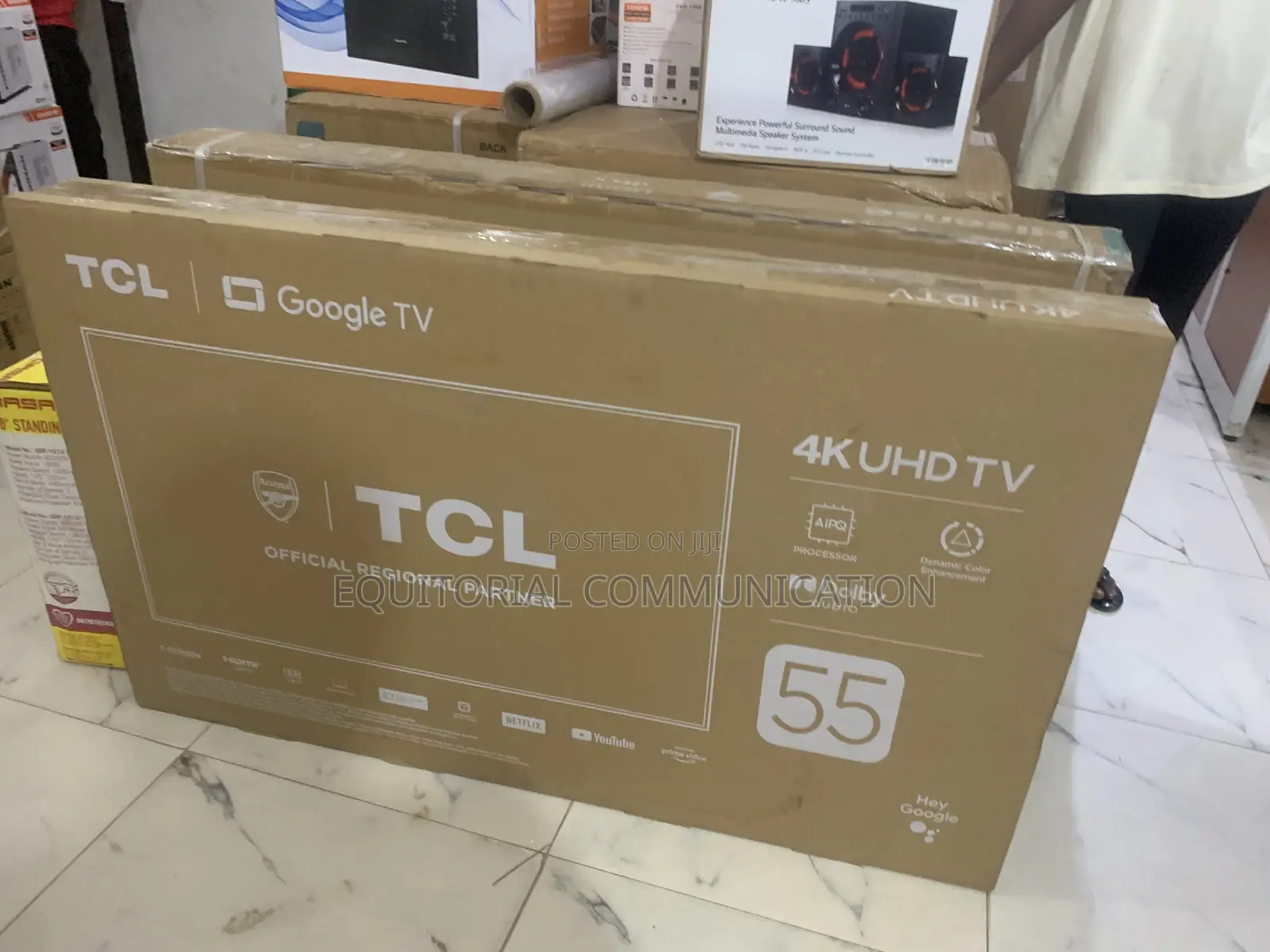 TCL 55” Smart Tv – Brilliant Display, Smarter Viewing