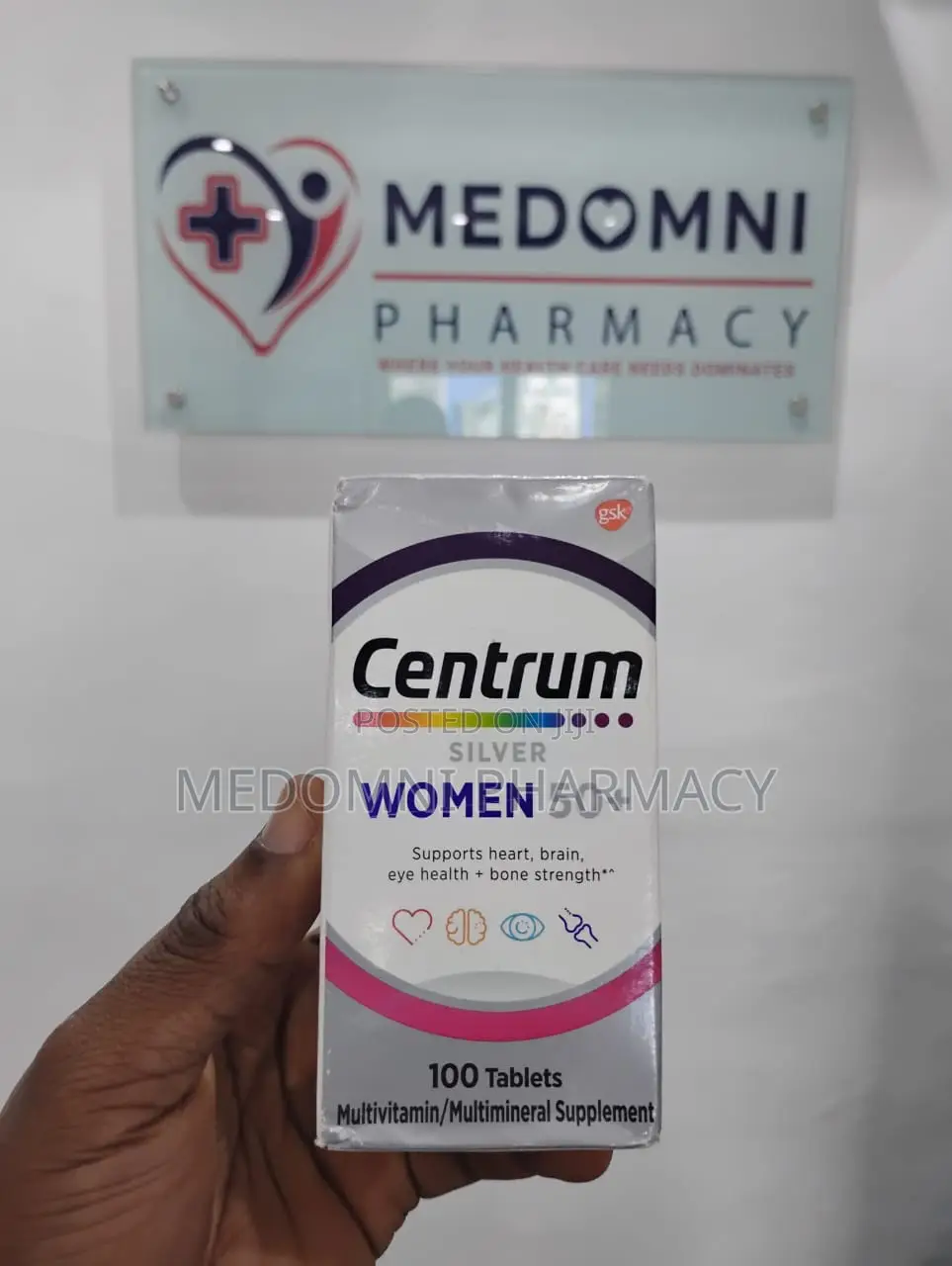 Centrum Silver Women’S Multivitamin – 50+ (100 Tablets)