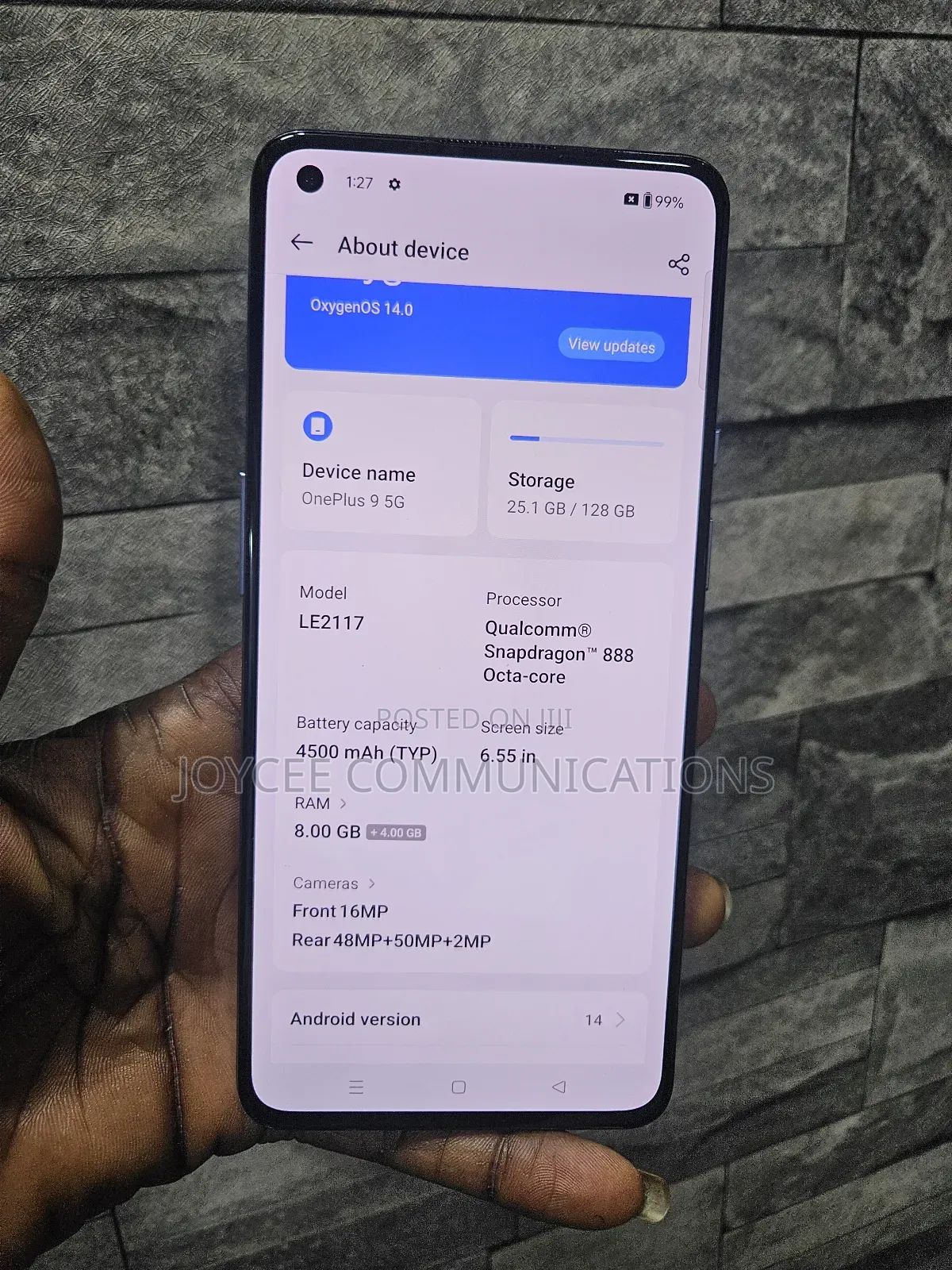 OnePlus 9RT 5G 128 GB Purple