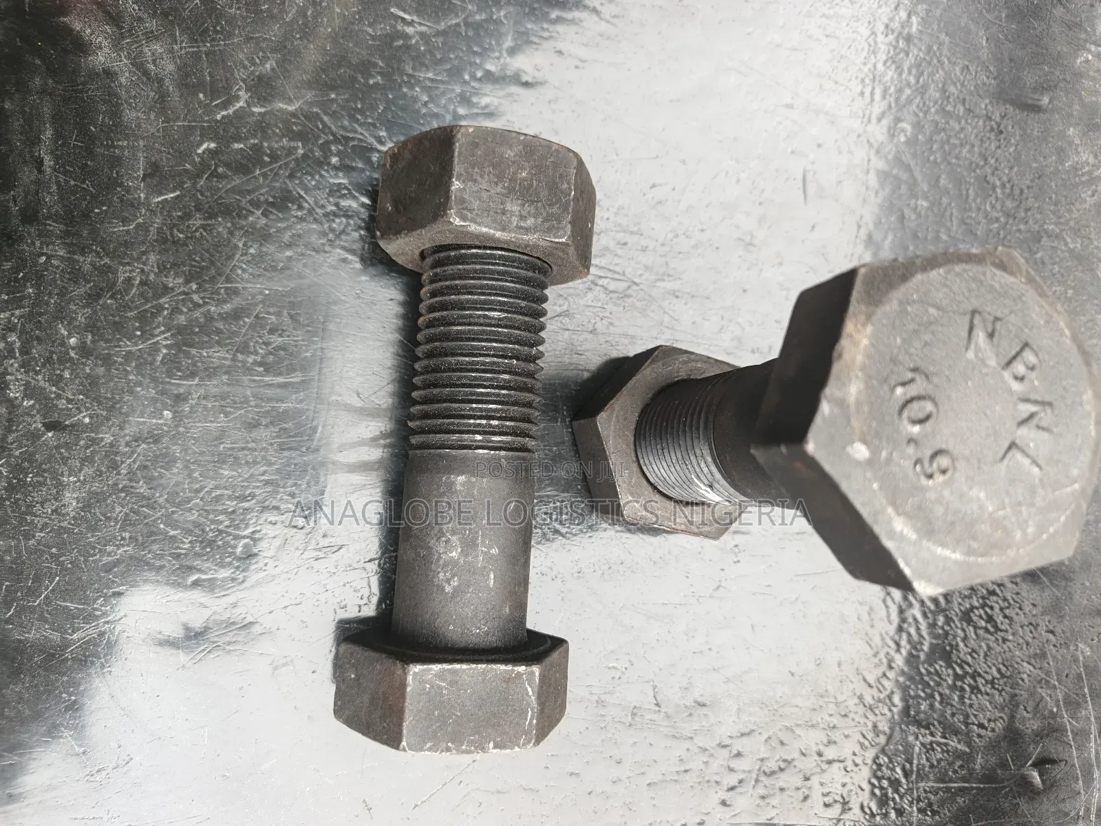 M30x100mm Carbon Steel. Grade 10.9 Hexagonal Bolt/Nut