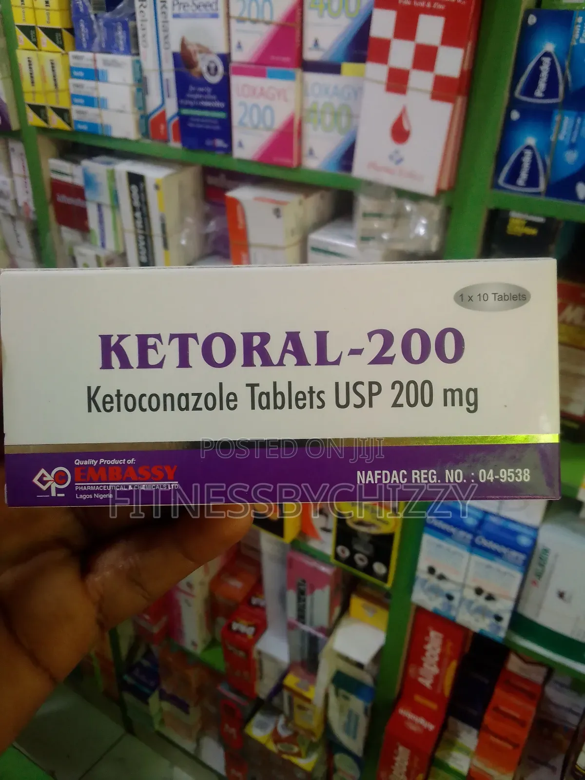 Ketoral Ketoconazol 200mg Fungal Treatment Tablets