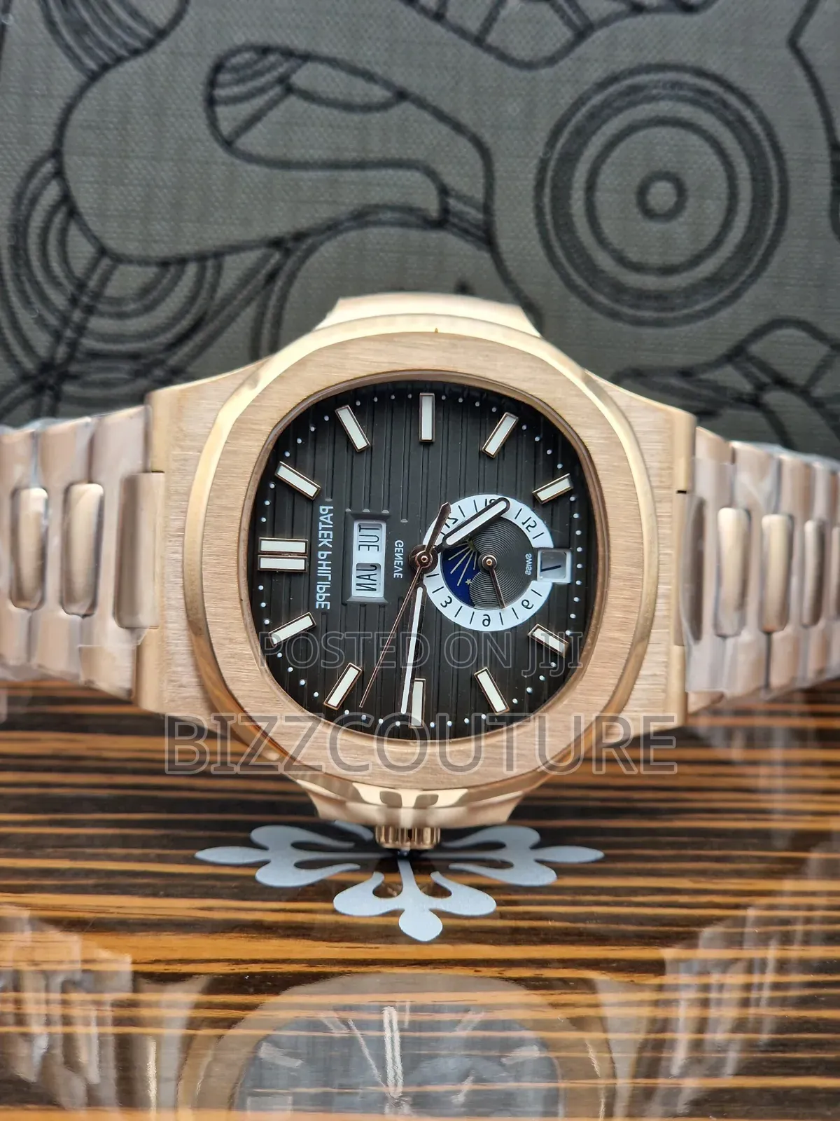 Original Patek Philippe Gold Stainless Steel Calendar Quartz Watch