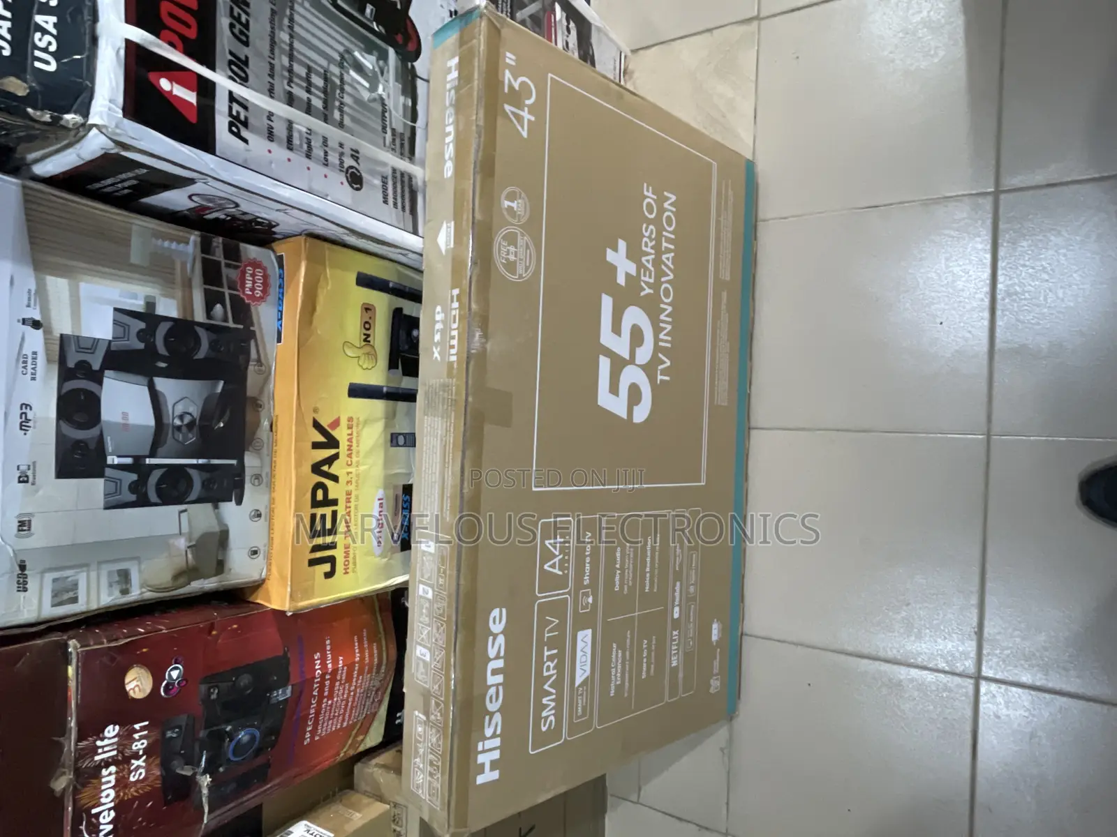 Brand New Original Hisense Latest 43inch 55+ Years Television