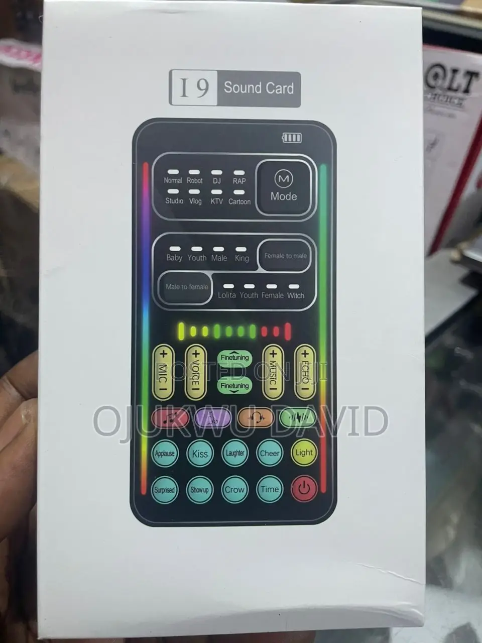 Voice Modulator I9 Changer Set Multifunction Portable Anchor