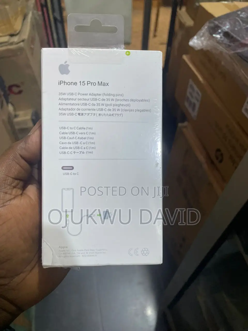 Charger Usb Type C to Type C iPhone 15 Pro Max