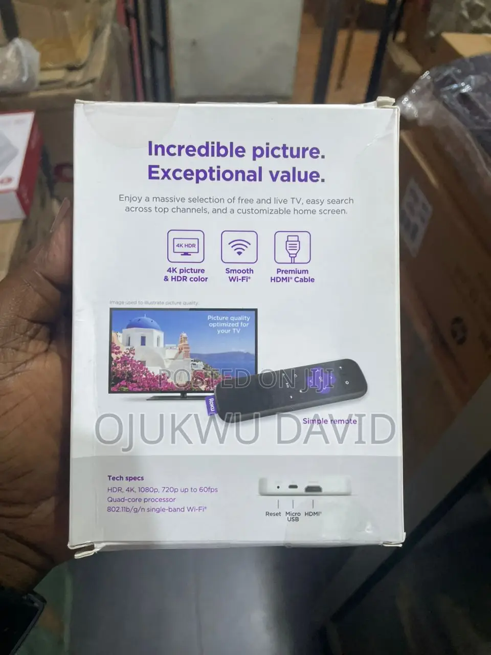 Roku Premiere -HDR Streaming Media Player Wi-Fi Enabled