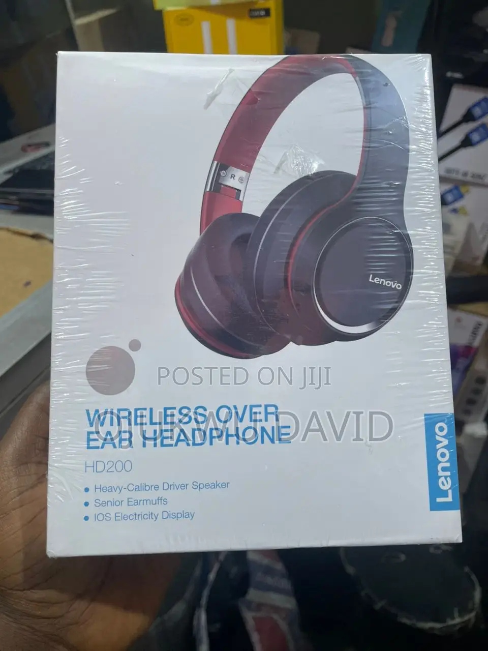 Lenovo Hd200 Foldable Over Ear Wireless Headset