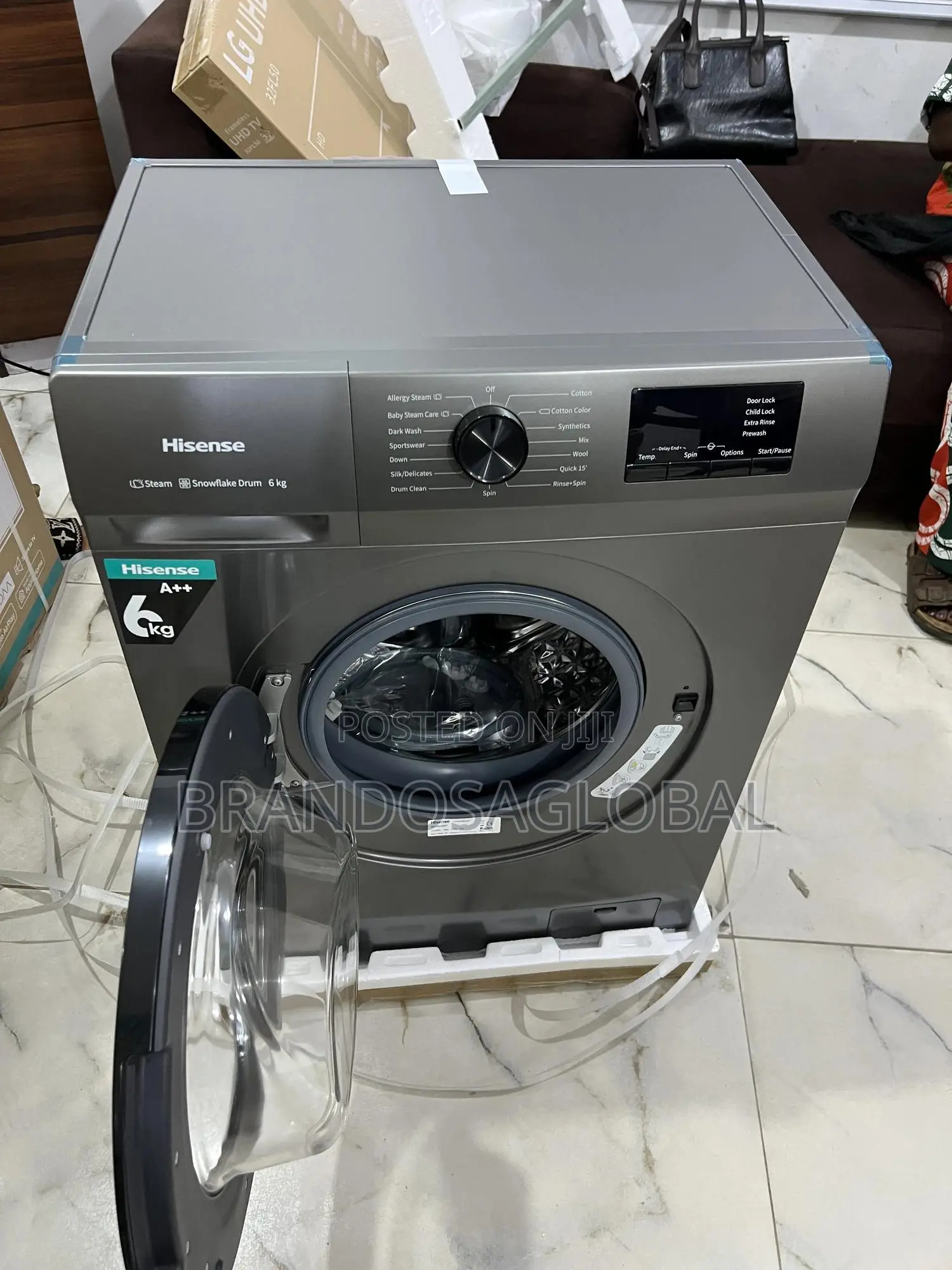 Hisense Front Load Washing Machine – 6kg Capacity, Silent Motor