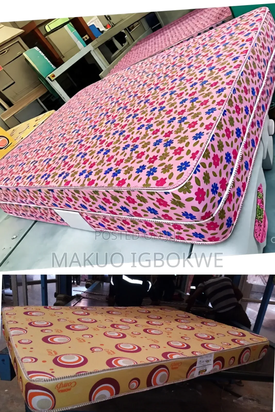 [Bn] Mouka Comfy/Koko 6 by 4 by 6inches Value Mattress.Bn