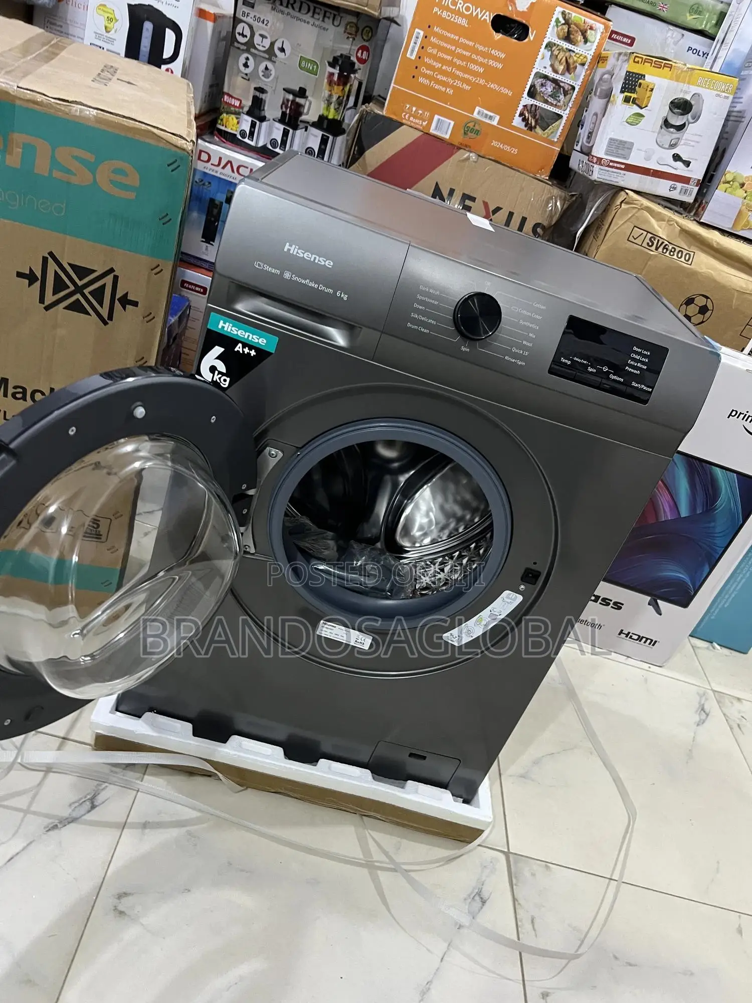 Brand New Hisense 6kg Automatic Front Load Washer
