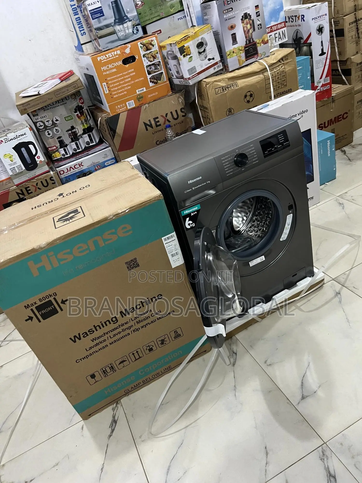 Hisense 6kg Washer – Quiet, Front Load, Space Saving