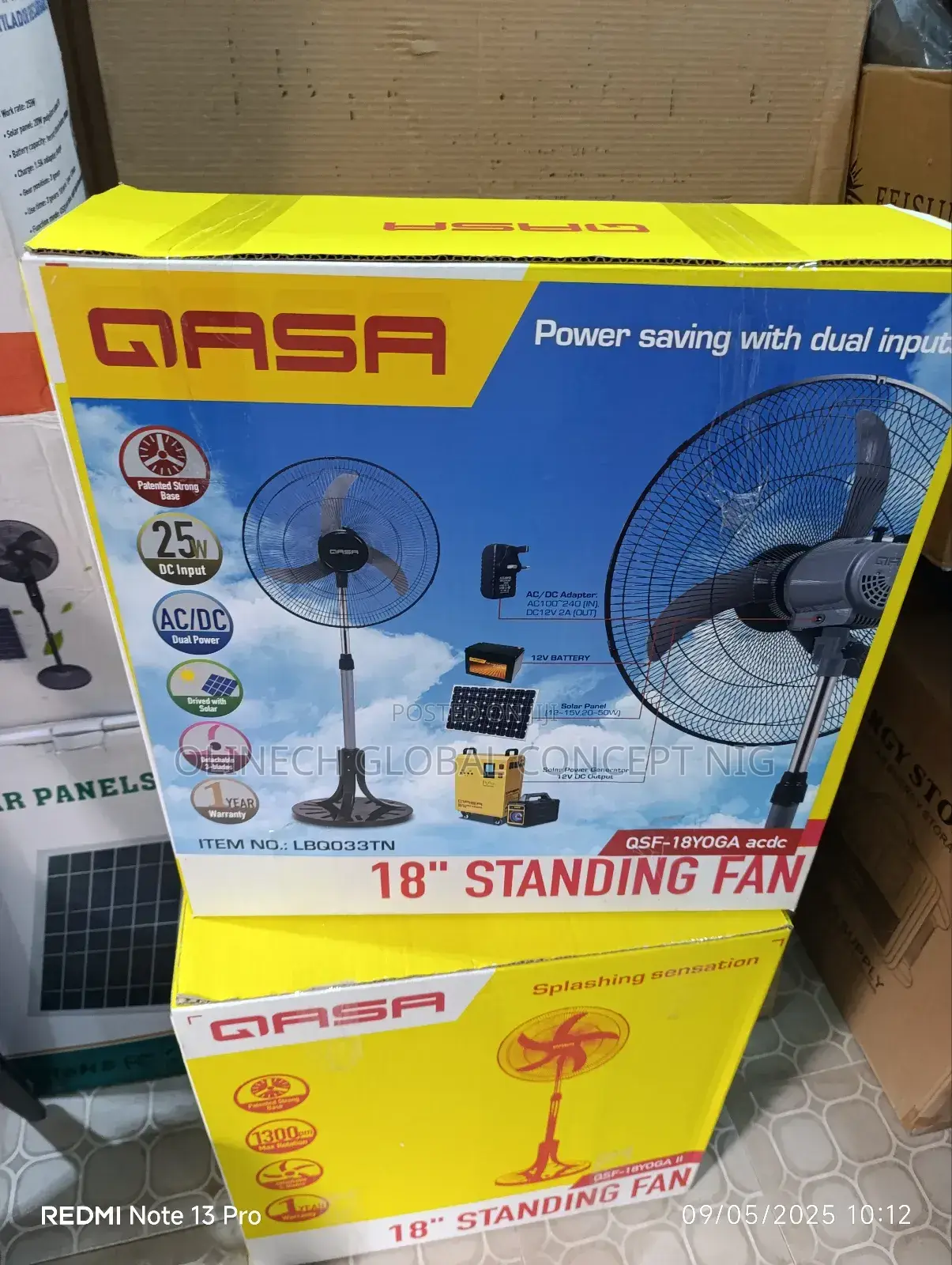 Qsf - 18 Yoga Acdc Standing Fan