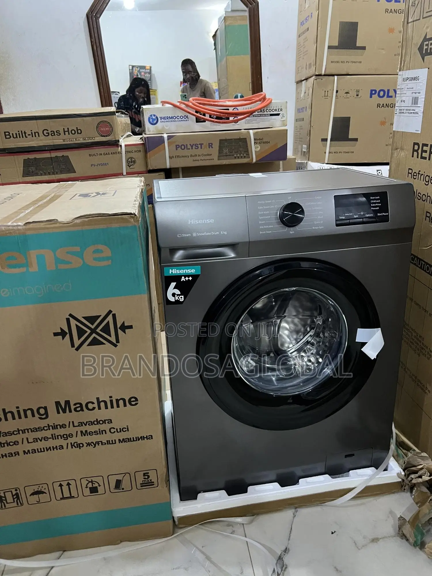 Hisense Wfvb6010mt Front Loader – 6kg Washing Power
