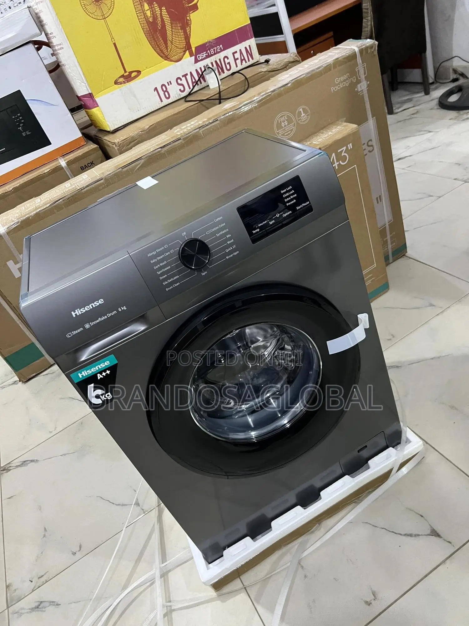 Hisense 6kg Washing Machine – Clean, Fast, Automatic