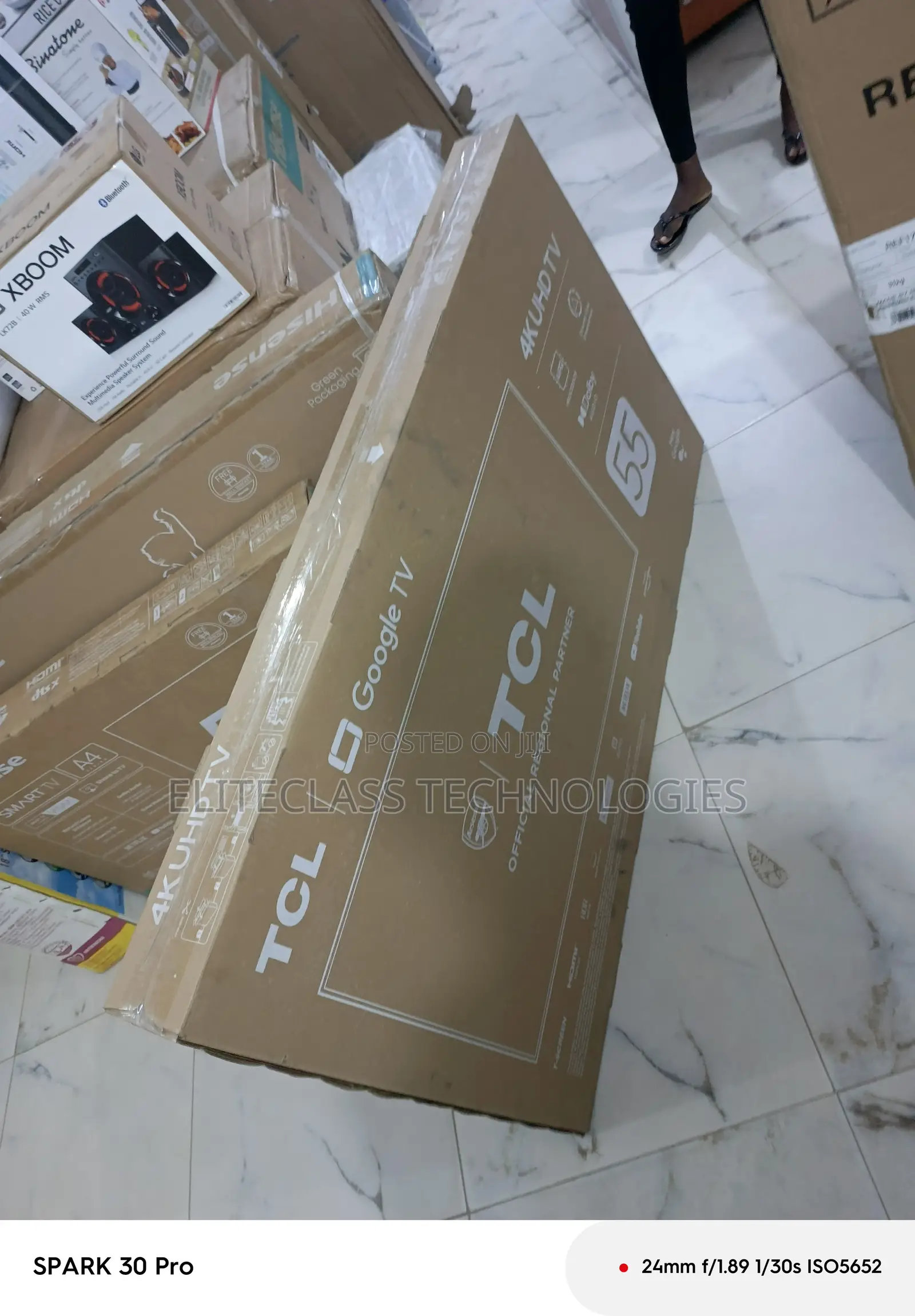 Cozy TCL 55′′ Uhd Google Tv (55p635)