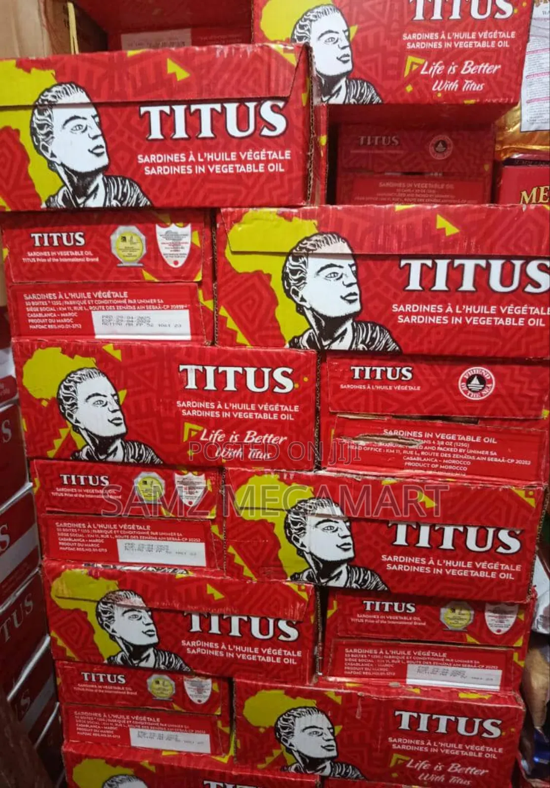 Titus Sardine 50x125g