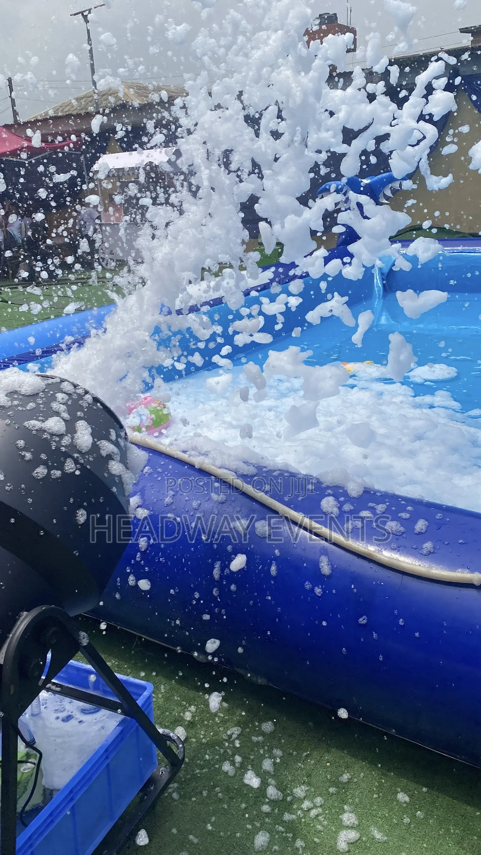 Foam Machine Used With Inflatable Mobile Swimming Pool