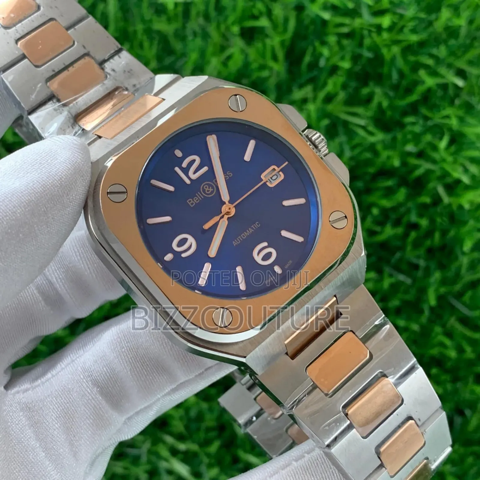 Original Bell and Ross Two-Tone Stainless Steel Calendar Quartz Watch