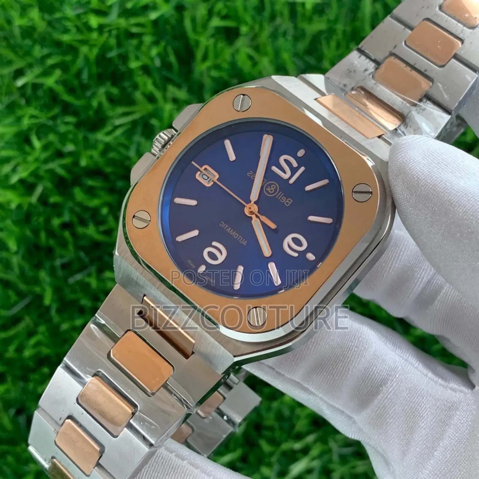 Original Bell and Ross Two-Tone Stainless Steel Calendar Quartz Watch