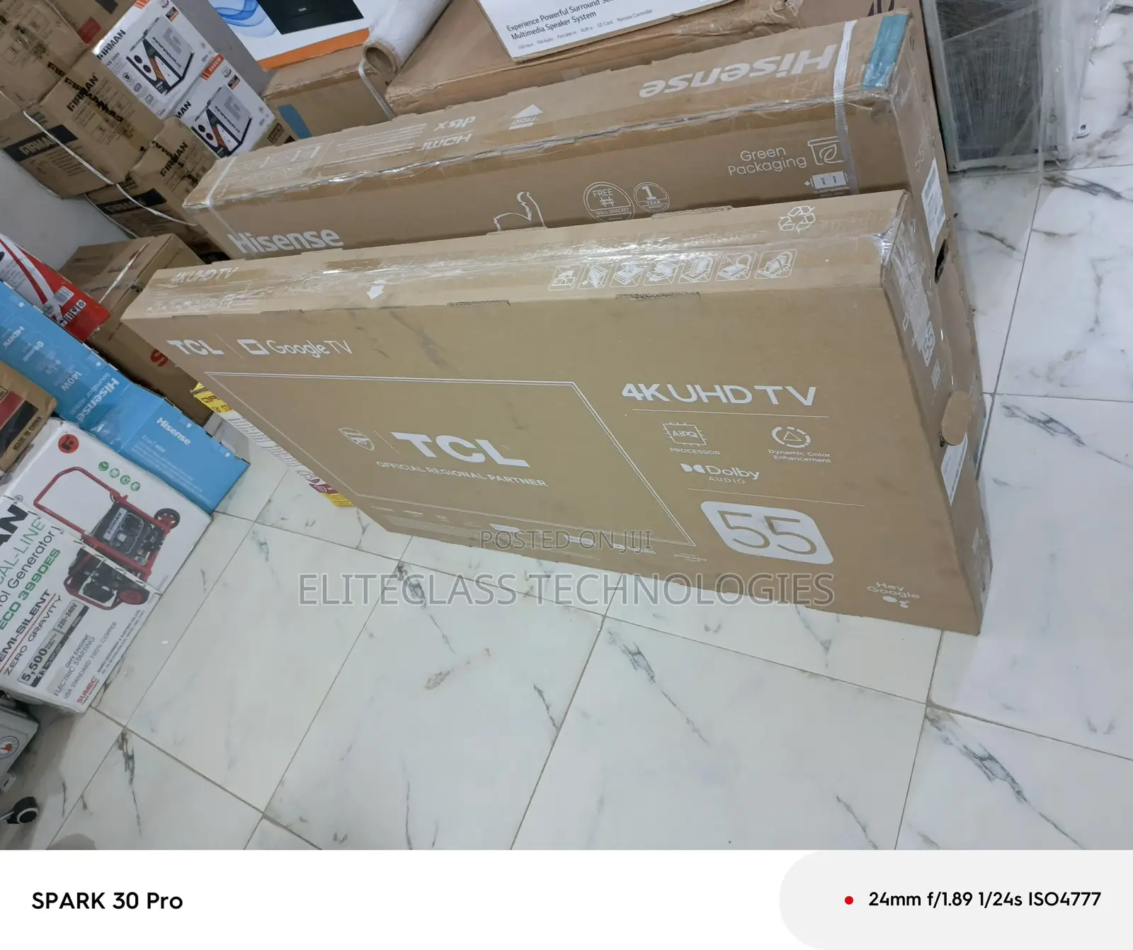 Cutie TCL 55′′ Uhd Google Tv (55p635)