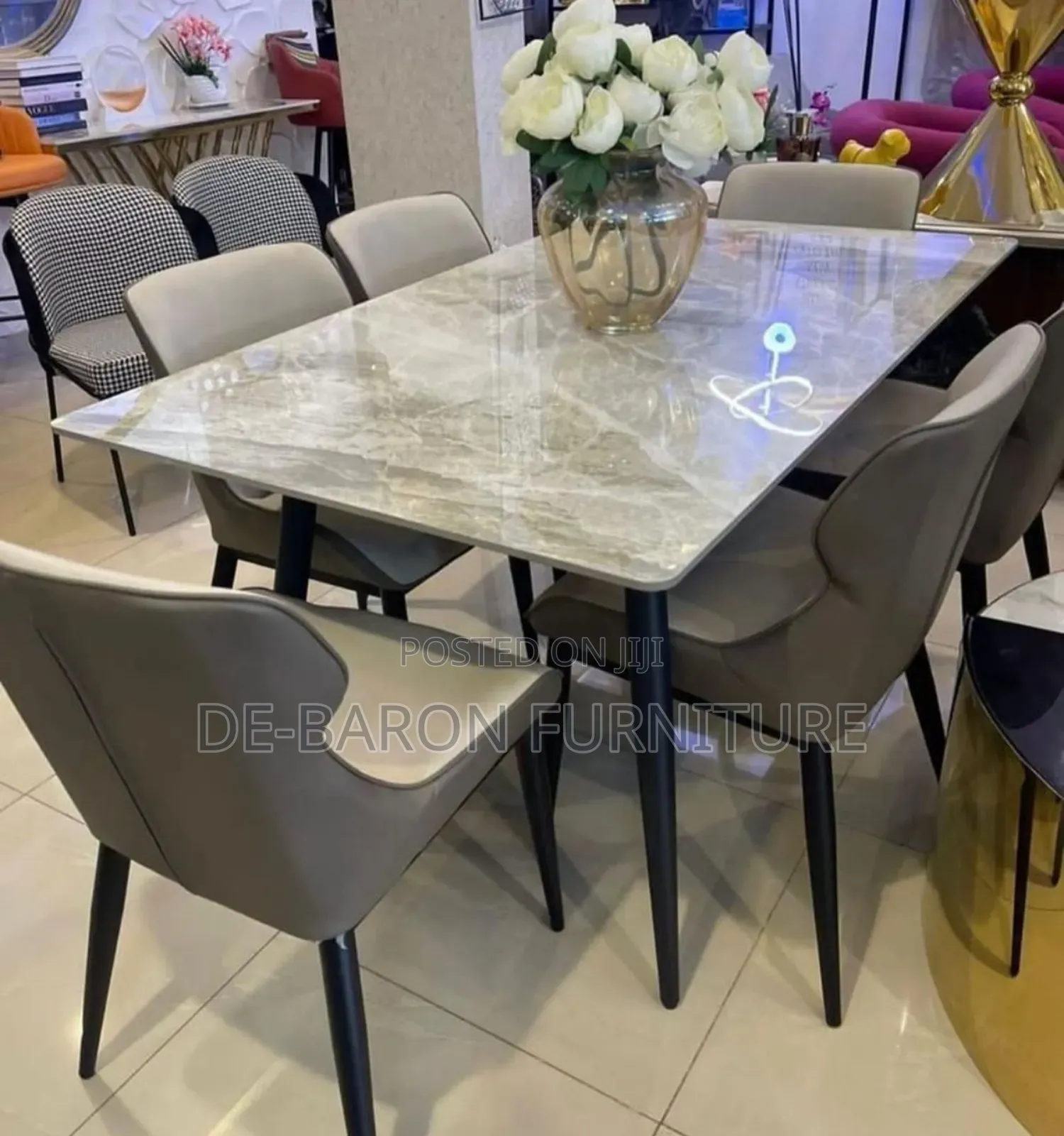 6 Sitters Marble Dining Sets