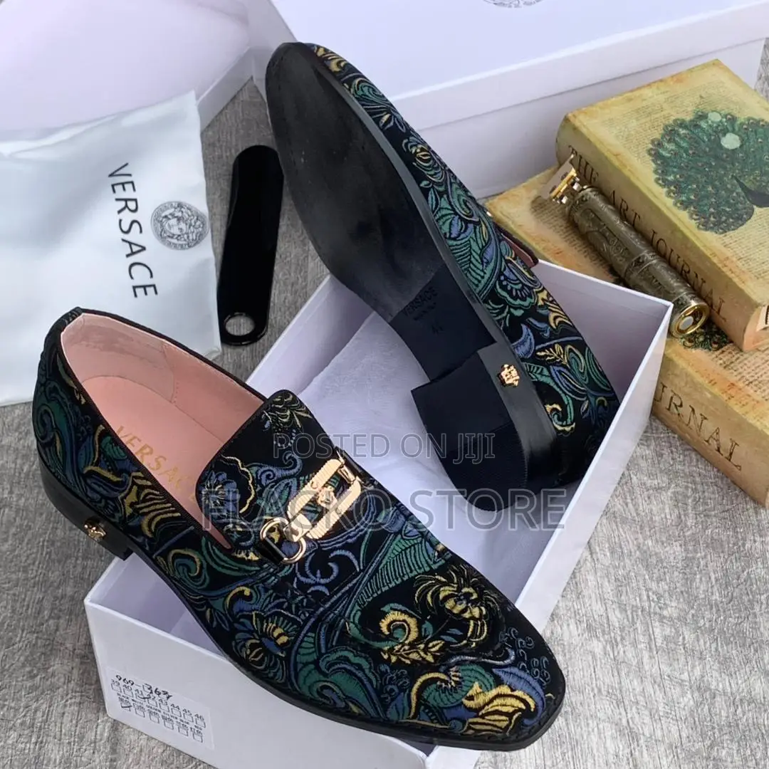 Original Versace Casual Loafers Shoes