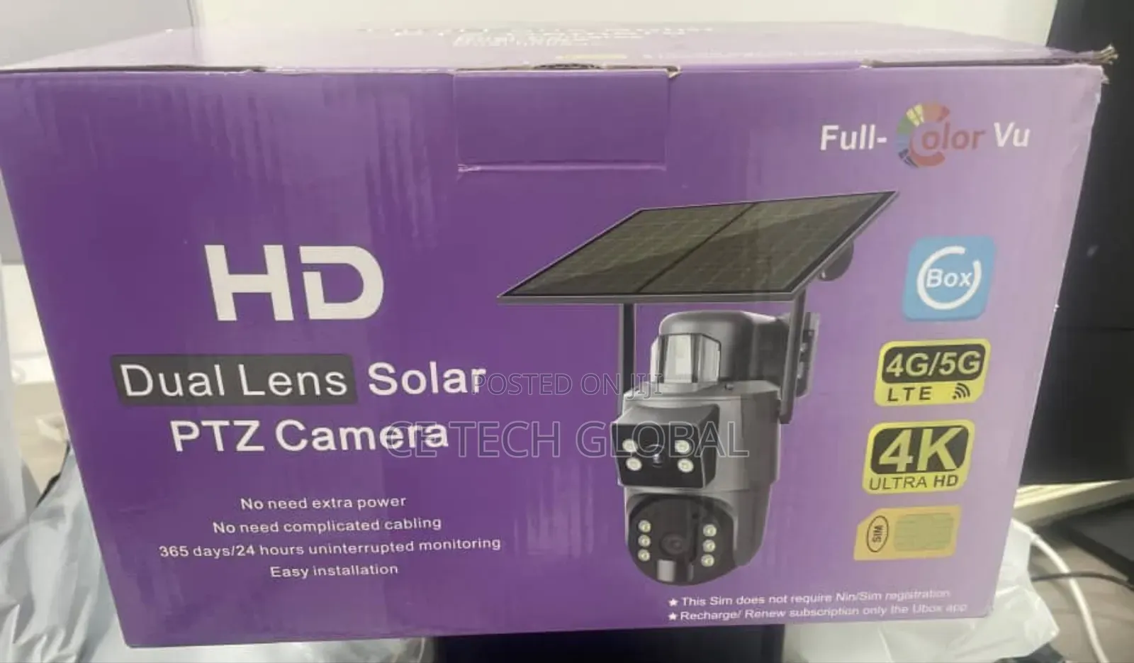 Solar Camera -8mp Smart Dual Lens Solar PTZ Camera