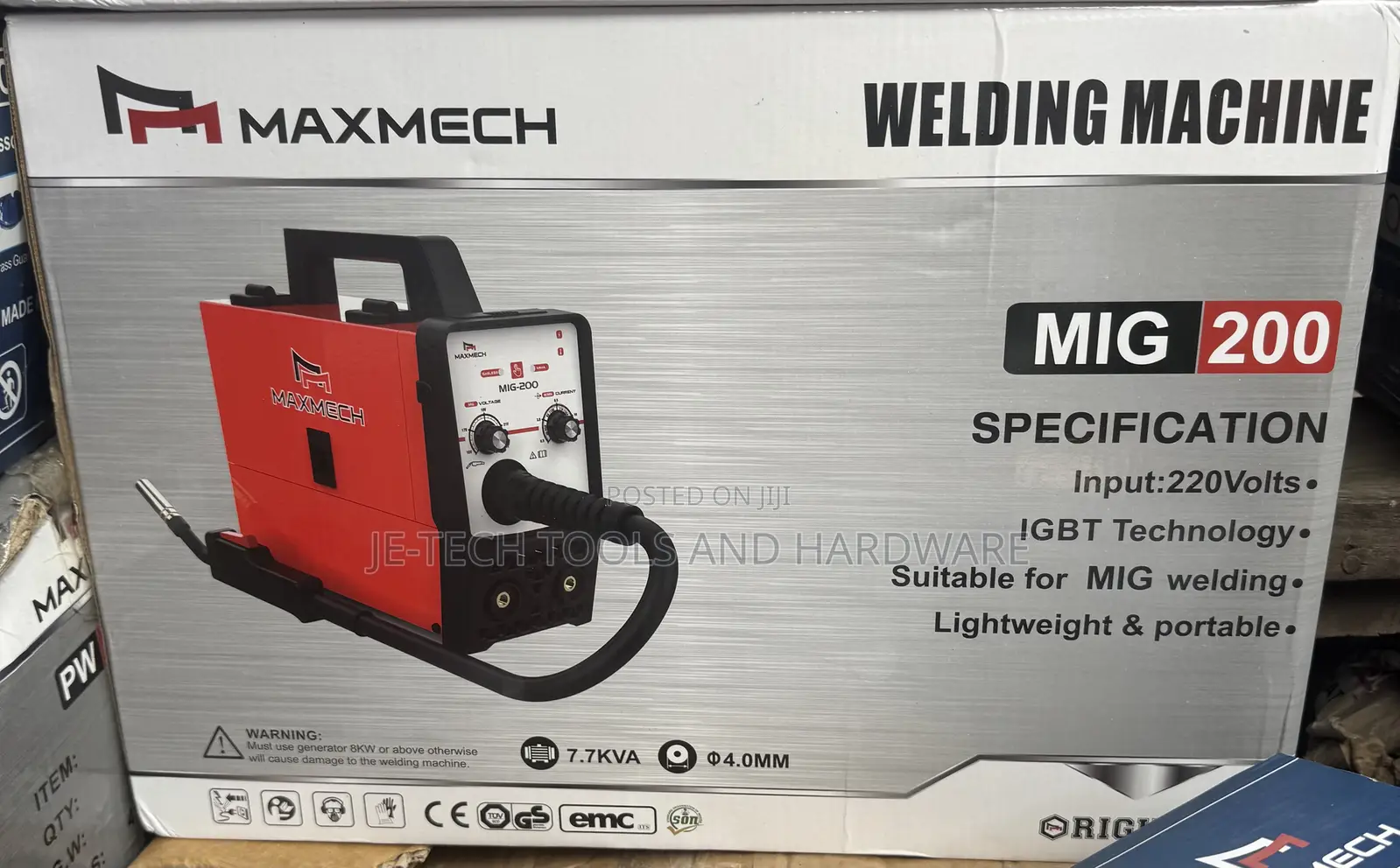 Maxmech Professional Mig 200 Welding Machine.