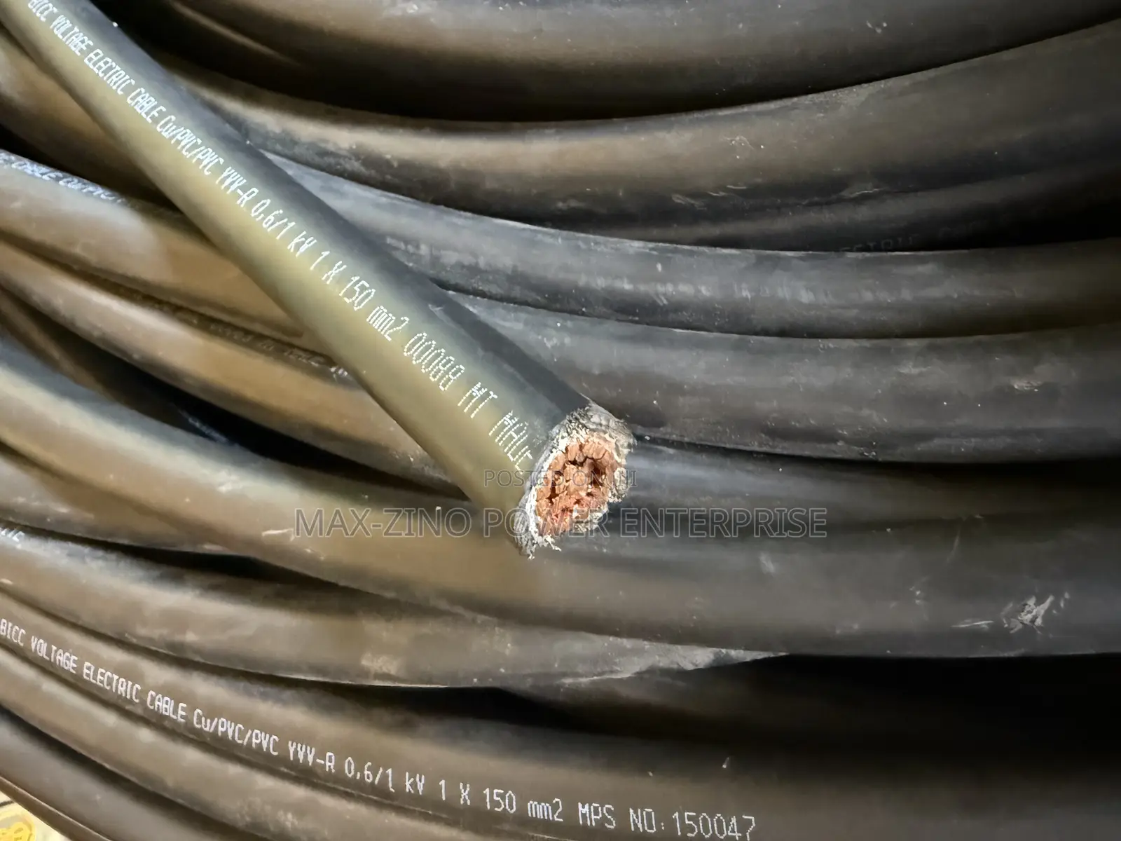 150mm X1 Core PVC PVC Bicc