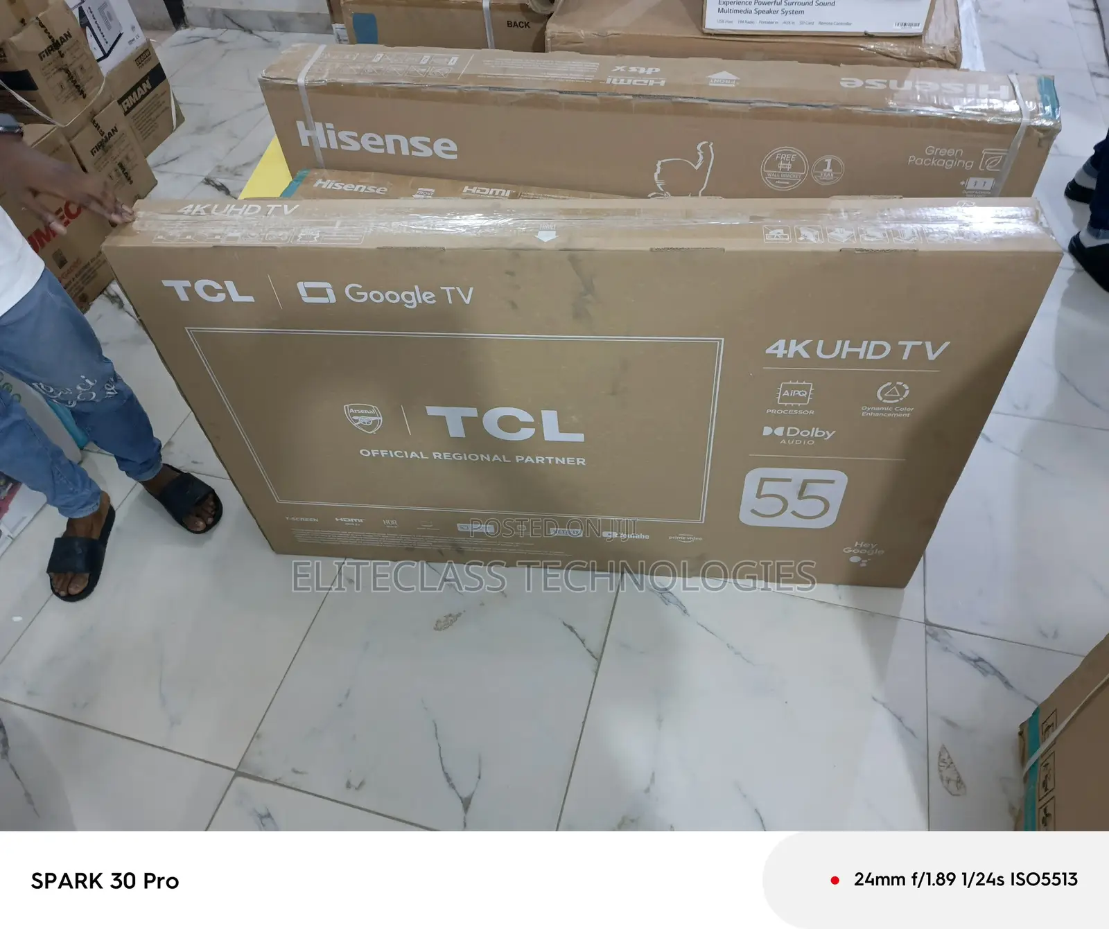 Sprout TCL 55′′ Uhd Google Tv (55p635)