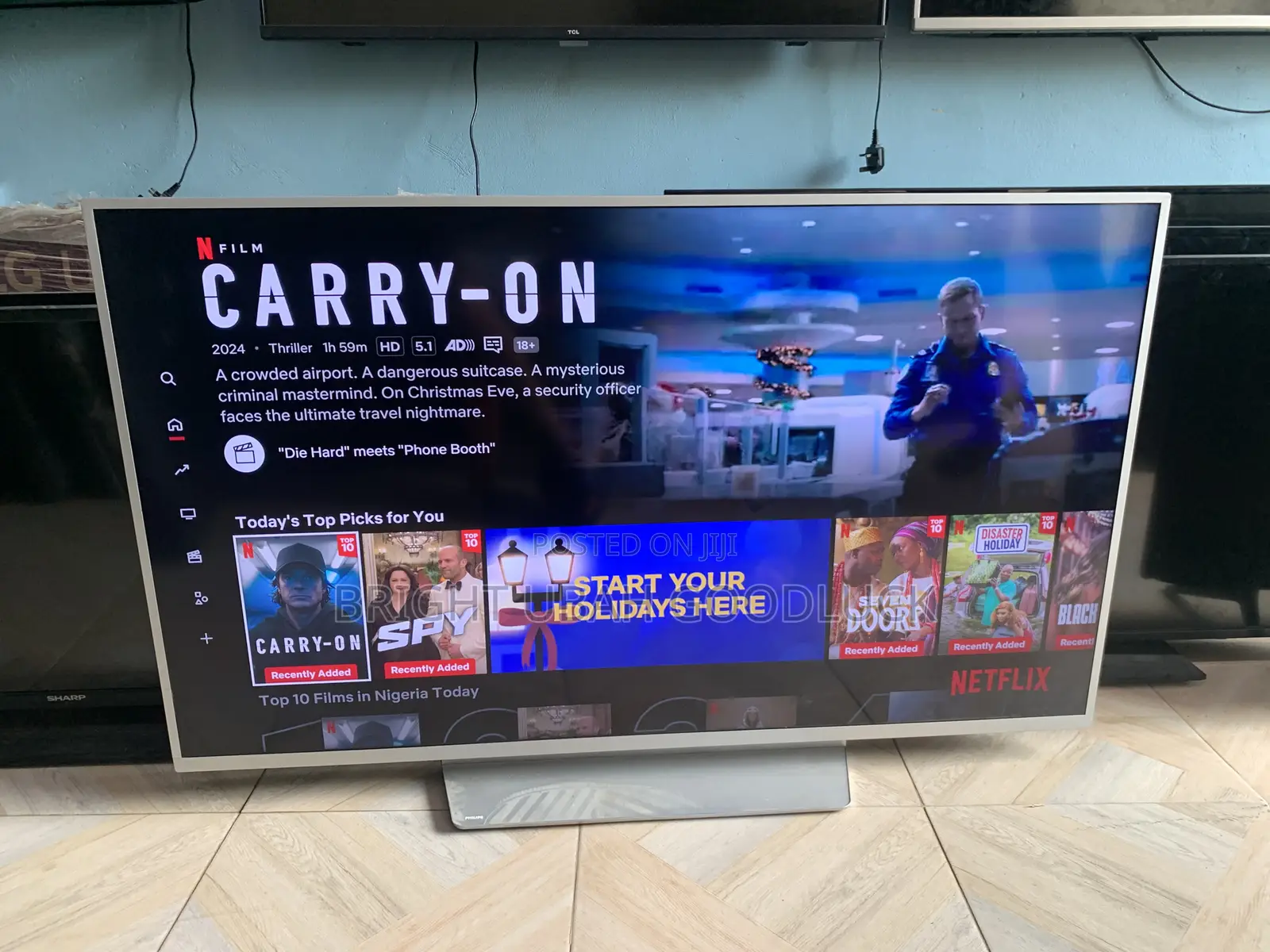 Philips 55 Inches Full Android Tv With Free Netflix Acct Bluetooth Mir