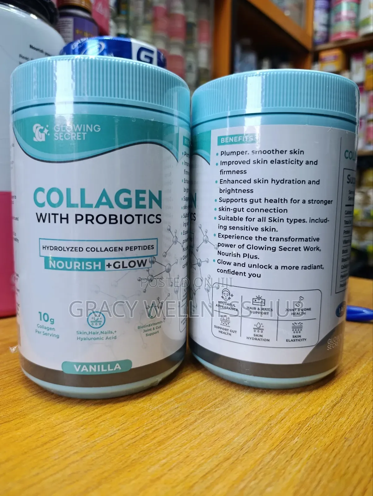 Glow Secret Collagen With Probiotics