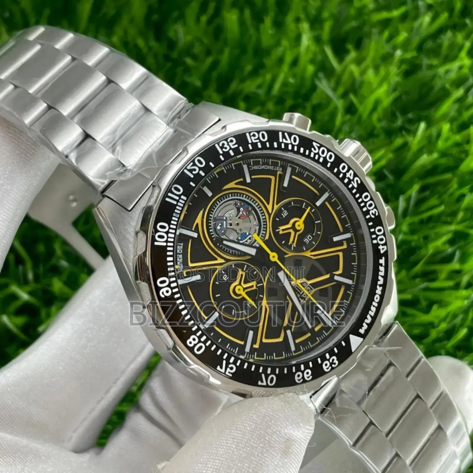 Original Tag Heuer Silver Stainless Steel, Mechanical Quartz Watch