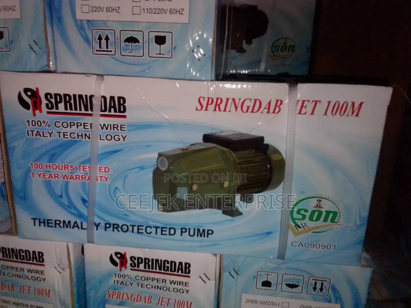 1hp Sprinh Dad Surface Pump 100,% Cooper Coil