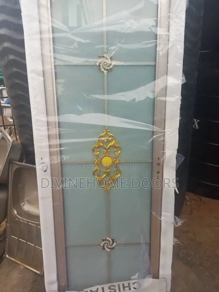 Rose Gold Toilet Door