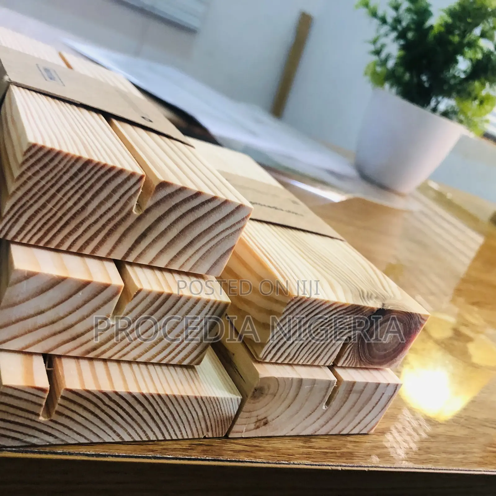 A4 Wooden Base Acrylic Display For Menu, Flyer, Insert Design