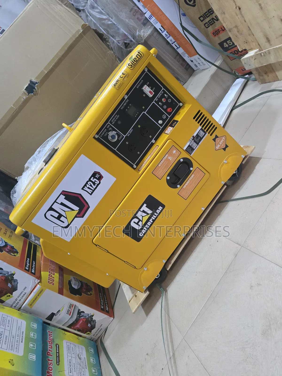 Heavy-Duty 10.5kva Cat Diesel Soundproof Generator 100% Copper Coil