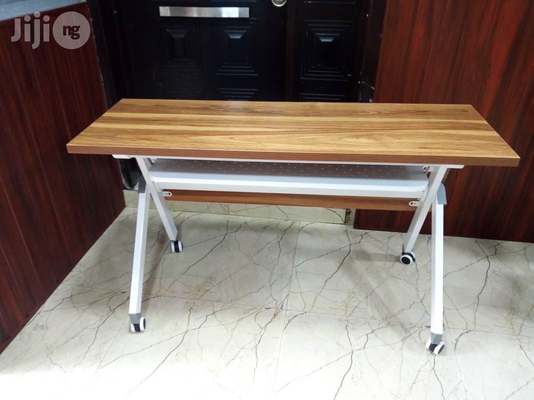 Foldable And Mobile Training Table