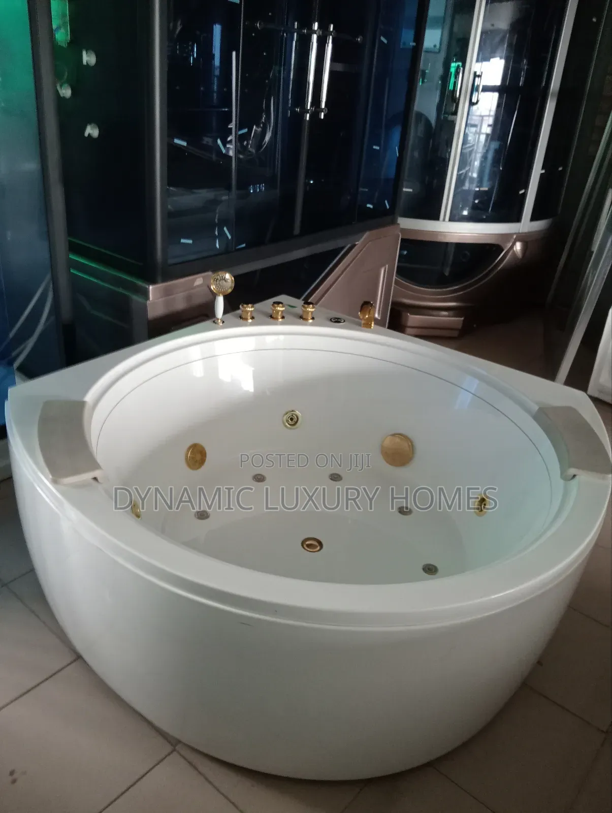Luxury Italian Jacuzzi With Gold Jets And Massage