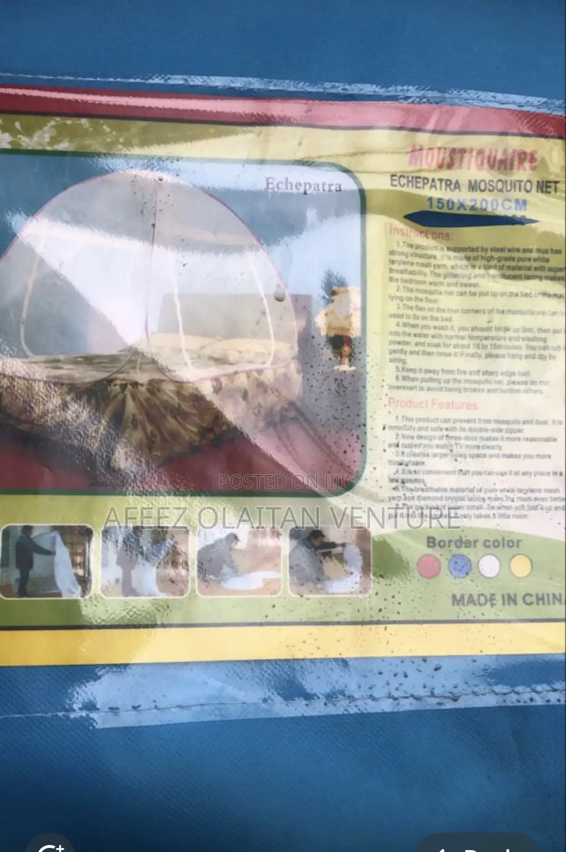 Foldable Mosquito Net 7x7