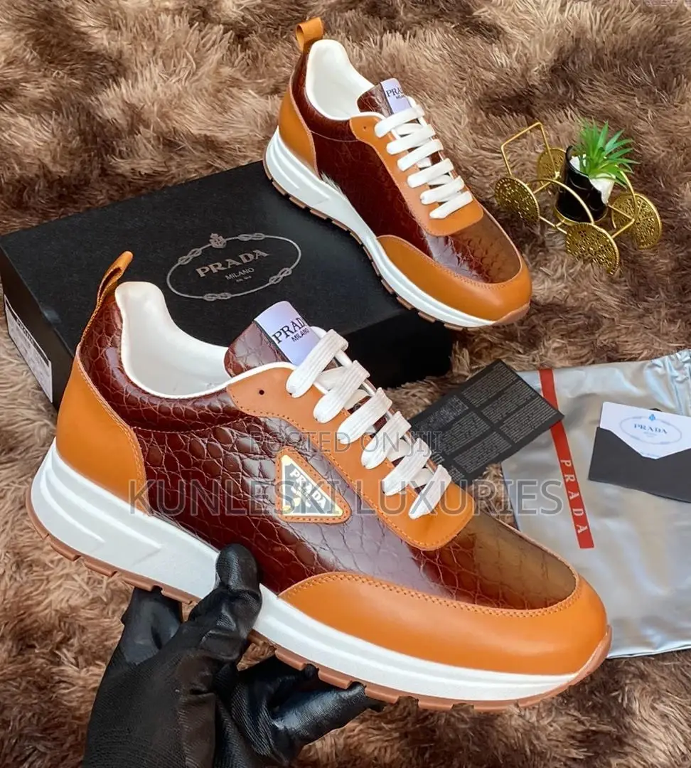 Original New Prada Milano Luxury Sneakers