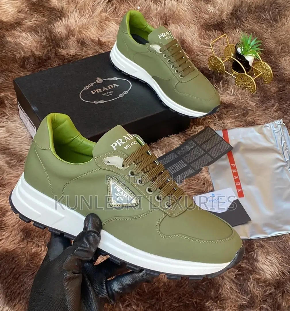 Original New Prada Milano Luxury Sneakers