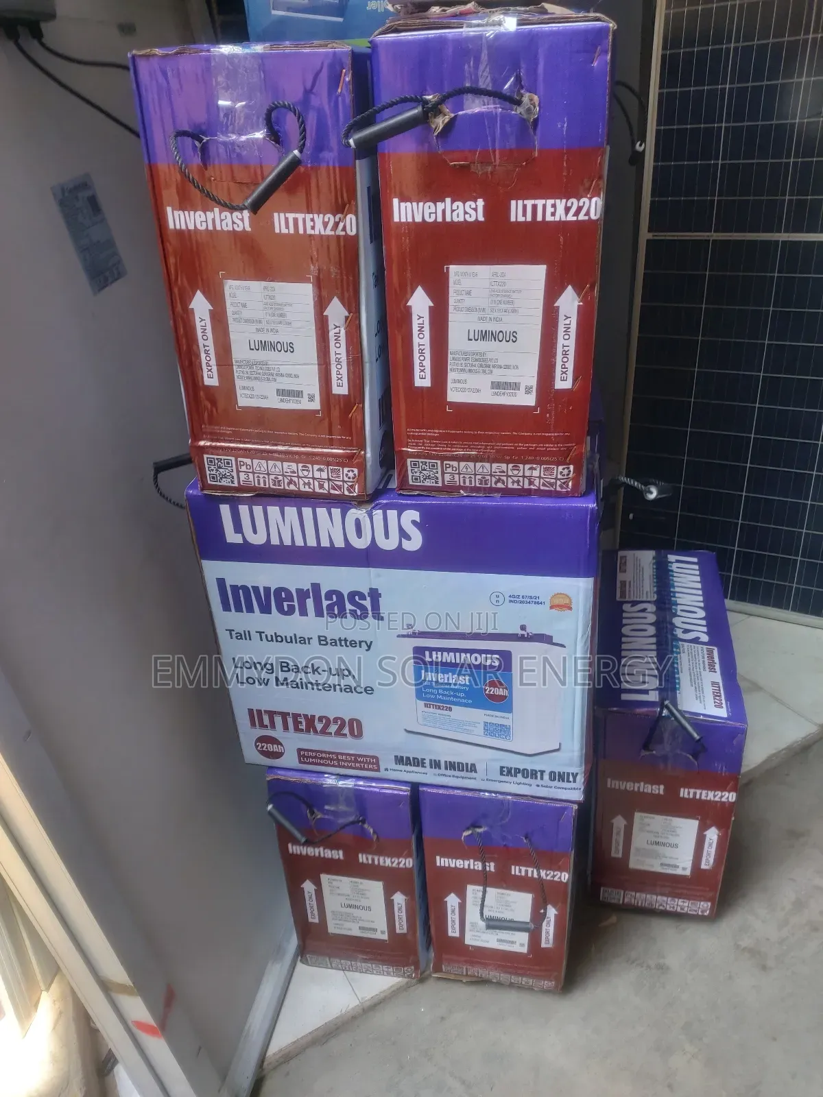 Luminous Tubular Battery 220ah 12v