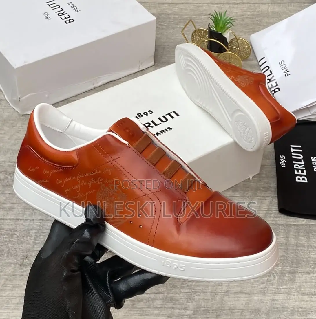 Original Berluti Paris Leather Sneakers