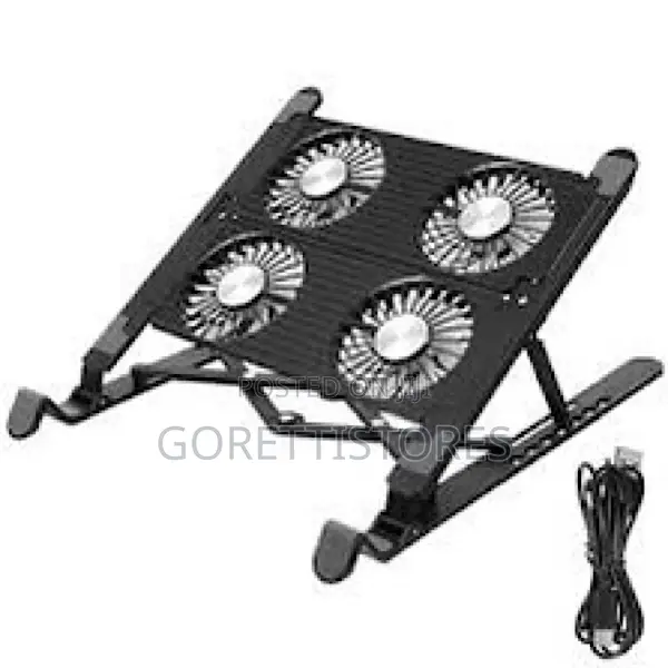 Laptop Stand With Double Cooling Fan