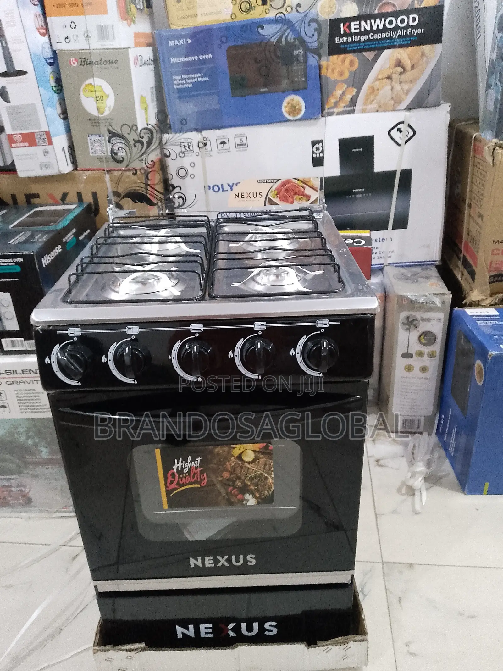 Gas Cooker by Nexus – Full Standing Model, New Arrival