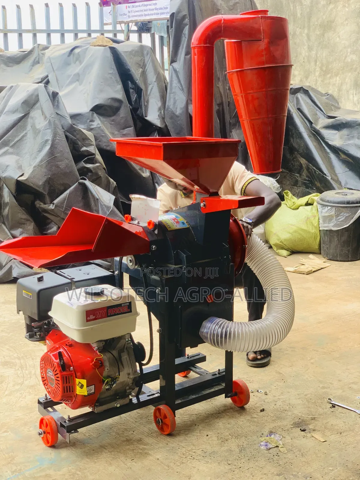 Multifunctional Gasoline Engine Powered Chaff Cutter