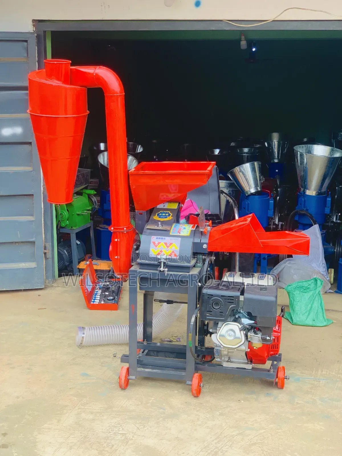 Multifunctional Gasoline Engine Powered Chaff Cutter