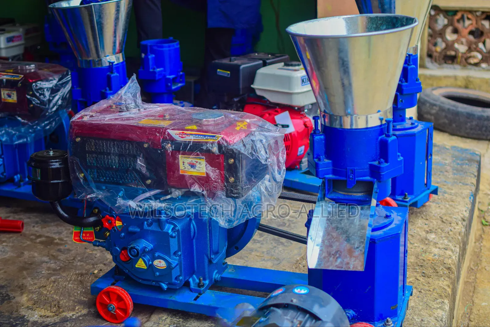New Diesel Engine Powered Pelletizer