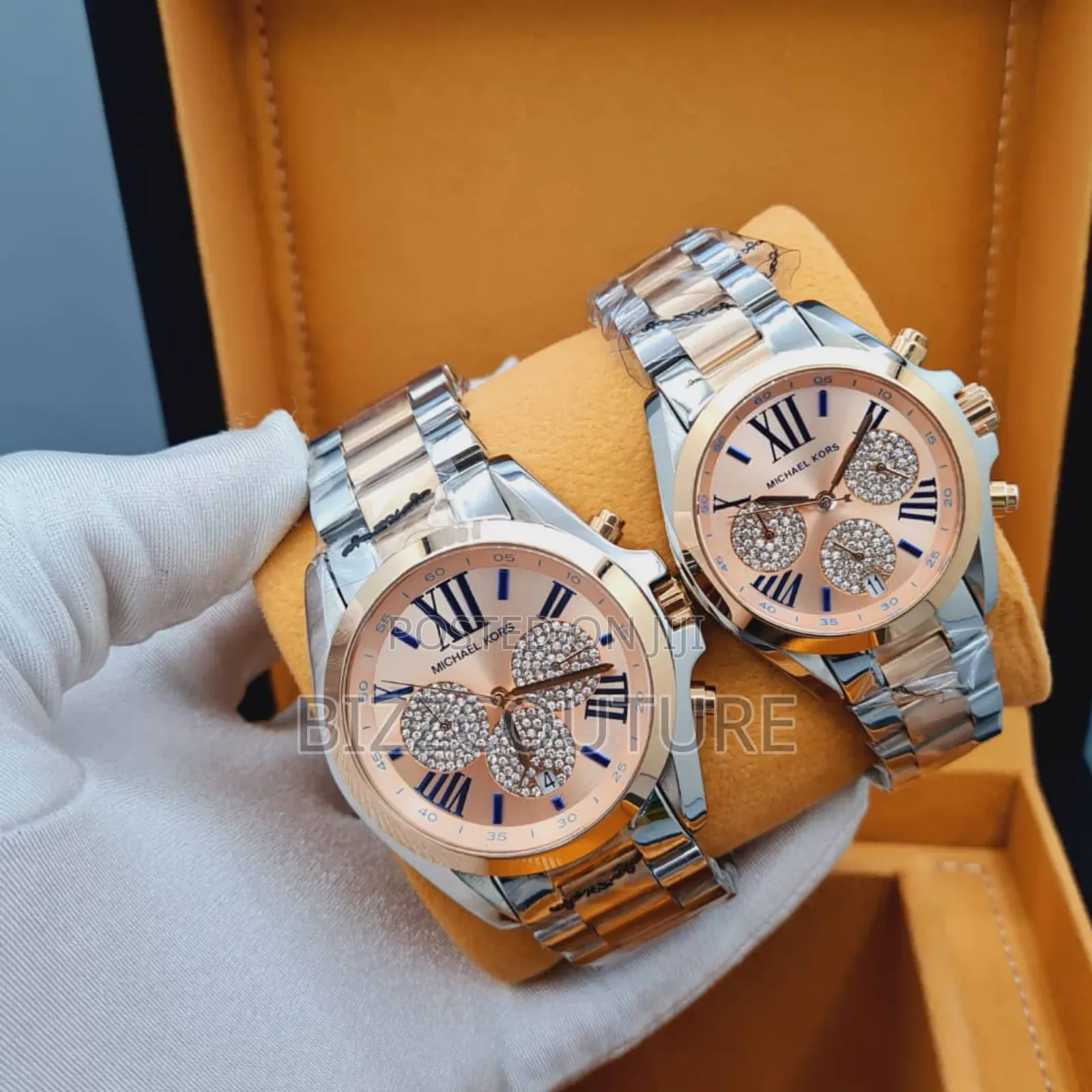 Original Michael Kors Two-Tone Stainlesssteel Chronograph Quartz Watch